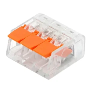 CONECTOR PRENSA 3 CABLES 12-18AWG 32A PAQ 100UDS - WAGO003 - SN116 - ELEKTRONIC