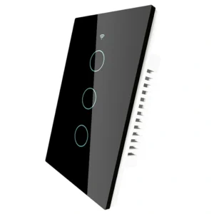 Apagador MOES NEUTRO WiFi 3 Vias Negro-IOT123